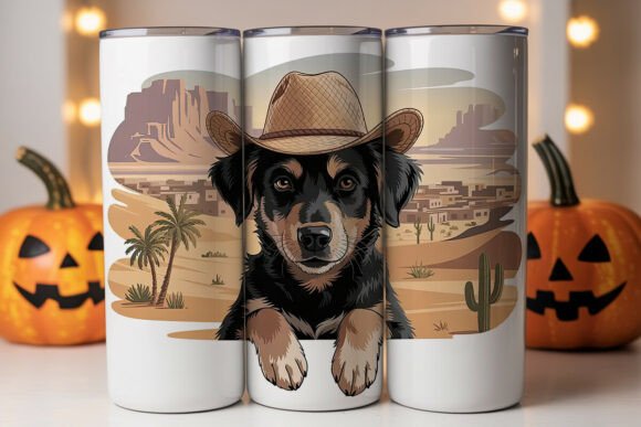 Desert Cowboy Dog 20oz Tumbler Wrap Review