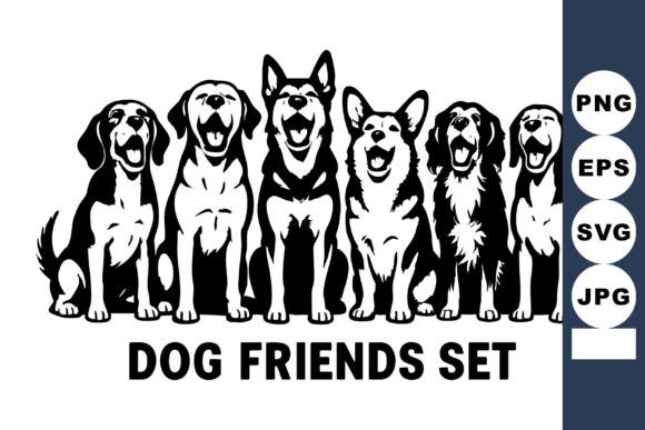 Dog Friends Set with Six Different Dog Breeds Review