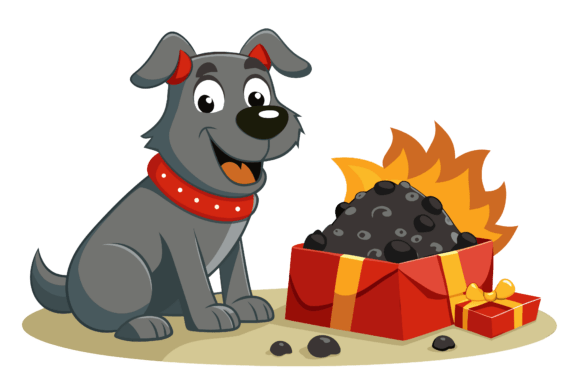 Graphics Design Clipart of a Mischievous