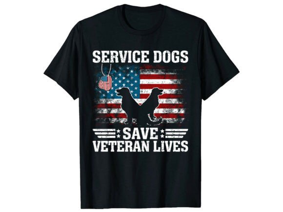Hero Dog Support Veteran’s Day T‑Shirt