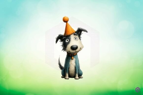 Quirky Halloween Dog Clipart 26