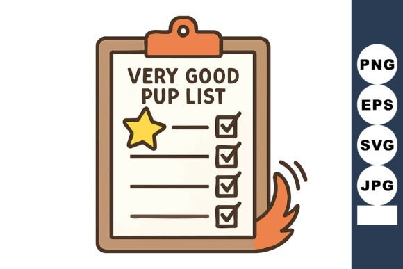 Very Good Pup List with Clipboard and Do